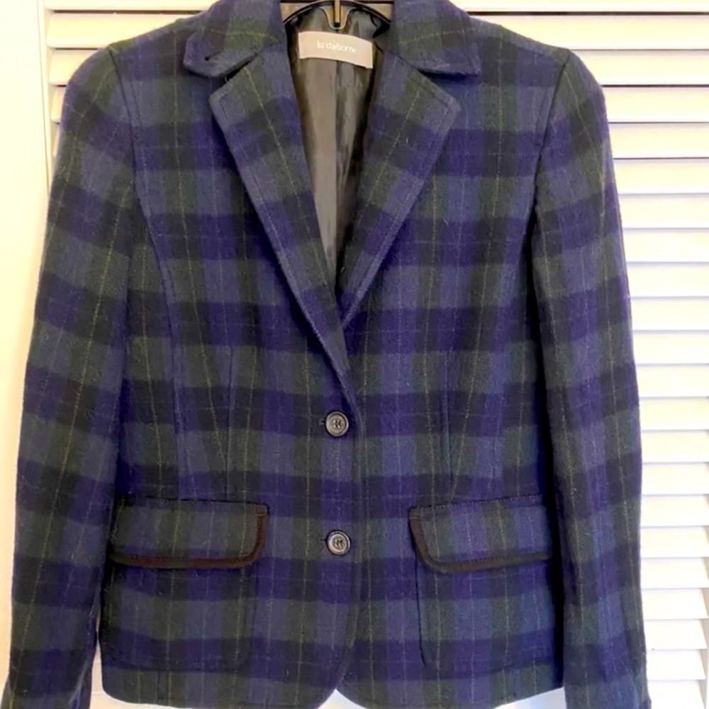 Vintage plaid blazer